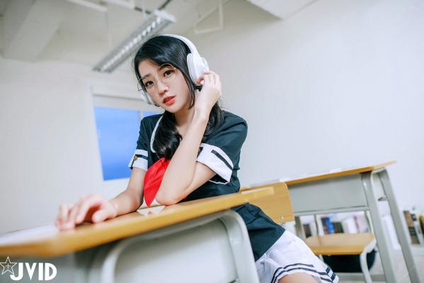    JVID-妍妍-青春戀愛校園系列-高顏值甜美學妹大尺度私房照-清純校花放學後的教室-無聖光校服誘惑-學妹說她喜歡我-2022.12.09第55张图片