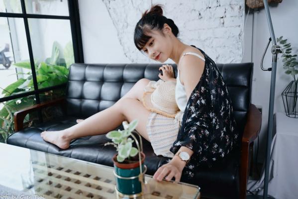    若颖 - 度假风写真：清新白色系少女居家私房照，治愈系甜美气质，打造浪漫唯美的慵懒午后时光第89张图片