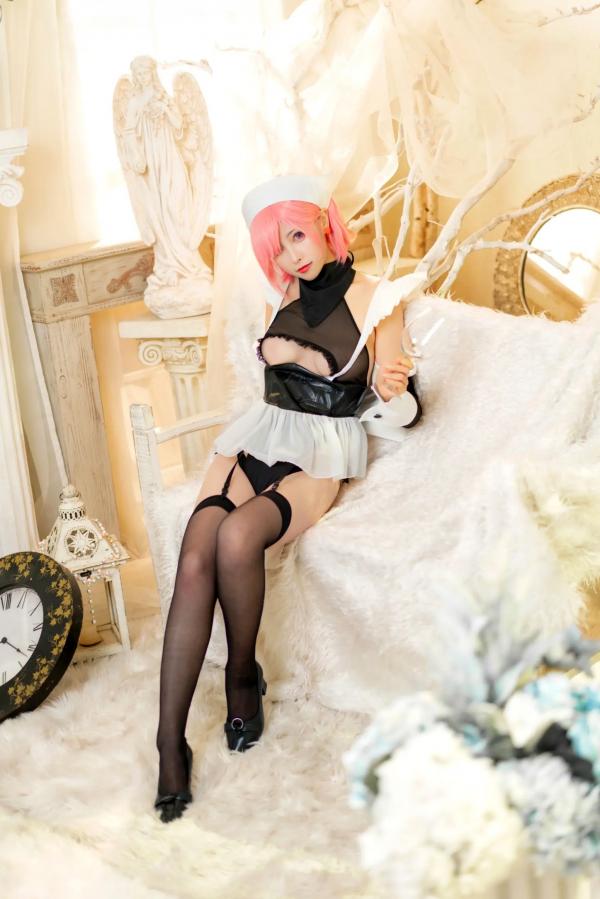    樱岛嗷一 - FGO赛车女郎与性感兔女郎Cosplay私房大尺度写真[46P]第26张图片