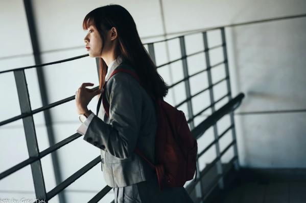    若颖 - 北科大校园青春私房照，清纯学妹校服校园风系列第82张图片
