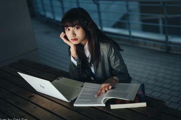    若颖 - 北科大校园青春私房照，清纯学妹校服校园风系列第94张图片