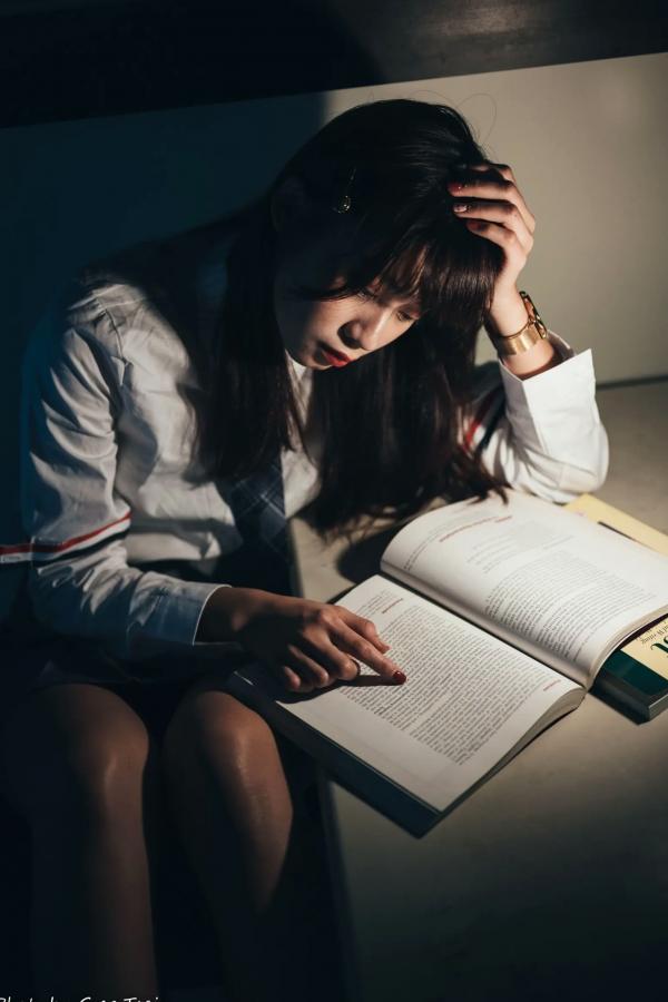    若颖 - 北科大校园青春私房照，清纯学妹校服校园风系列第120张图片