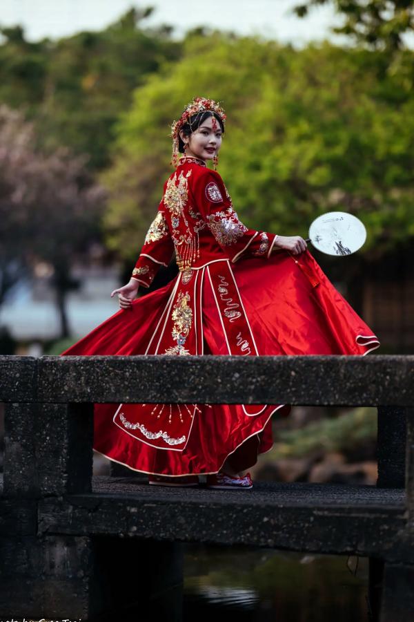    米浆 - 古典优雅秀禾服新娘写真，唯美樱花古风摄影 [67P]第45张图片