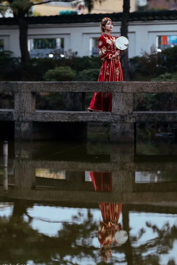    米浆 - 古典优雅秀禾服新娘写真，唯美樱花古风摄影 [67P]第46张图片