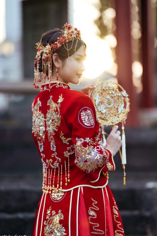    米浆 - 古典优雅秀禾服新娘写真，唯美樱花古风摄影 [67P]第66张图片