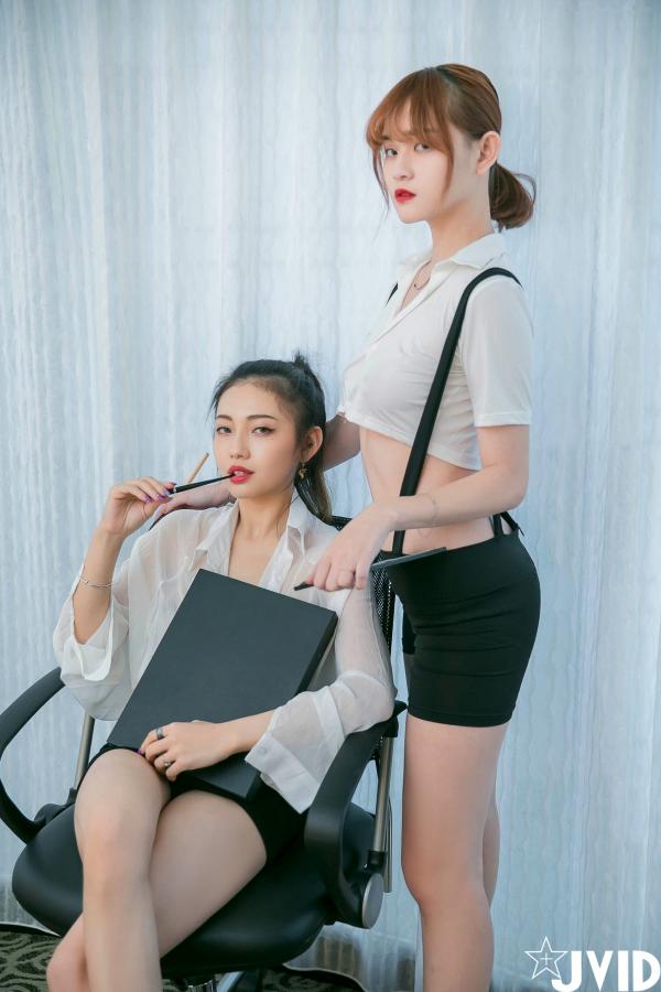    JVID-夏暮光-黎妍-被冷酷女上司俘虏的新人OL-职场制服诱惑与大尺度角色扮演（2020.08.10）第16张图片