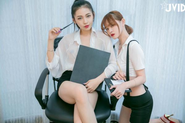    JVID-夏暮光-黎妍-被冷酷女上司俘虏的新人OL-职场制服诱惑与大尺度角色扮演（2020.08.10）第20张图片