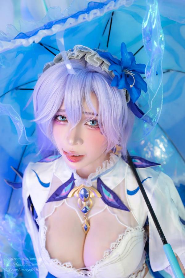    Umeko J - Cantarella Wuthering Waves 梦幻紫发二次元Cosplay性感私房写真第9张图片