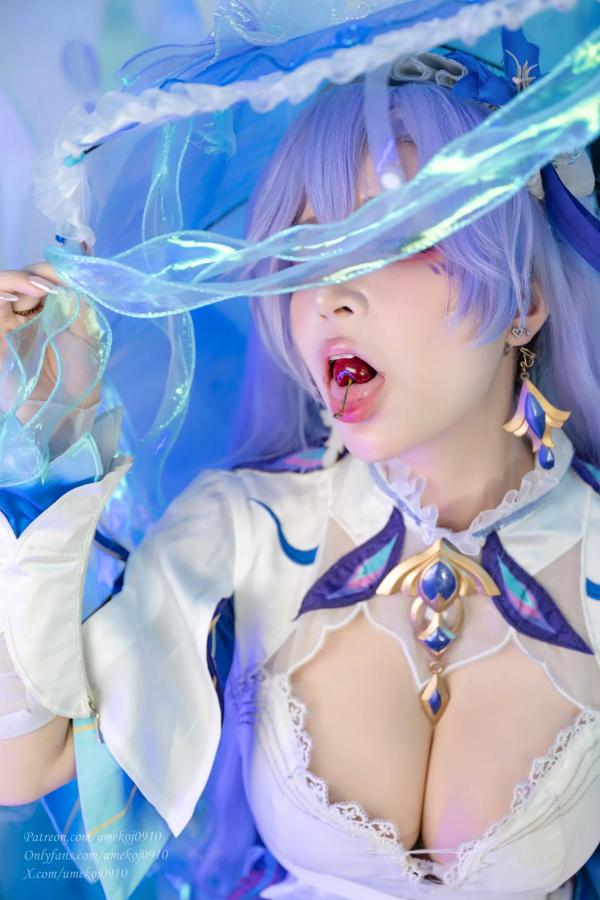    Umeko J - Cantarella Wuthering Waves 梦幻紫发二次元Cosplay性感私房写真第12张图片