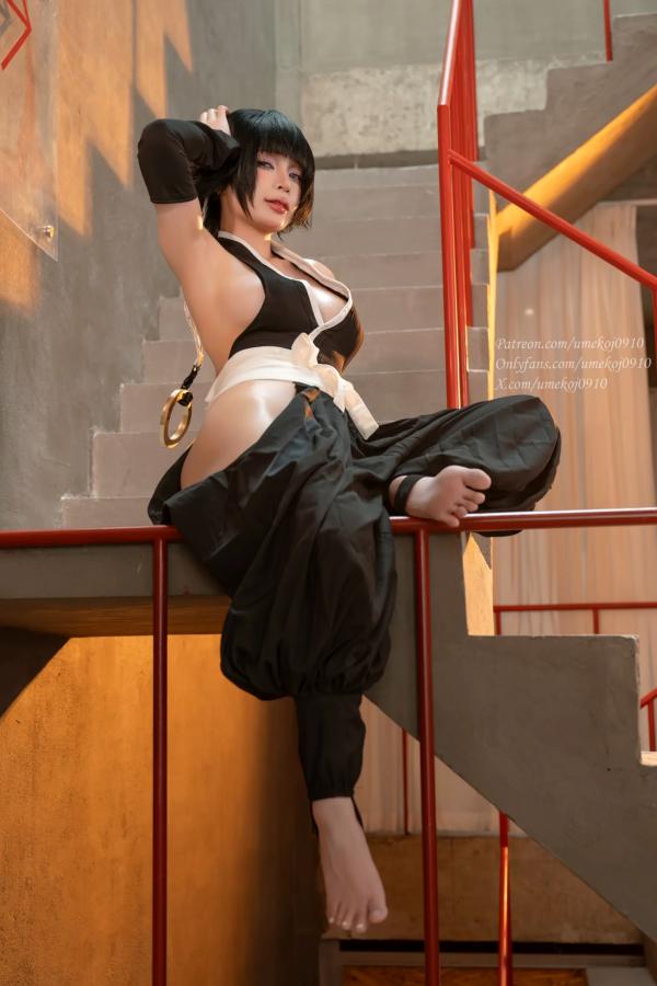    Umeko J死神碎蜂Cosplay大尺度私房照，二次元极致诱惑惊艳演绎[120P]第7张图片
