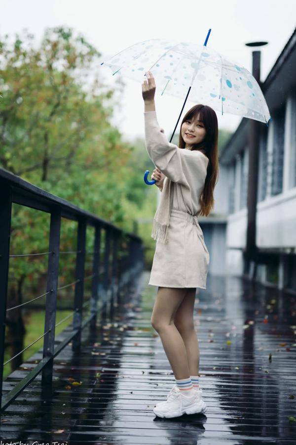    畊畊 - 茶厂复古唯美写实，清新气质女神户外治愈系人像摄影 [143P]第2张图片