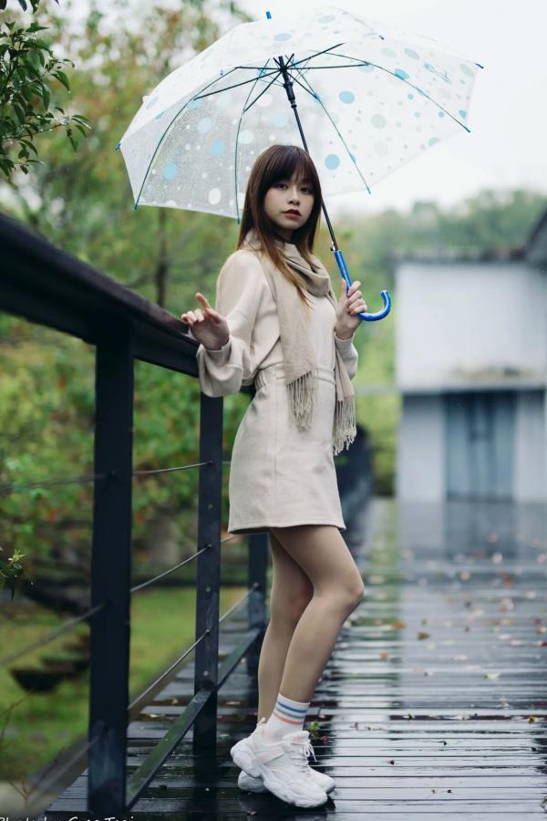    畊畊 - 茶厂复古唯美写实，清新气质女神户外治愈系人像摄影 [143P]第3张图片