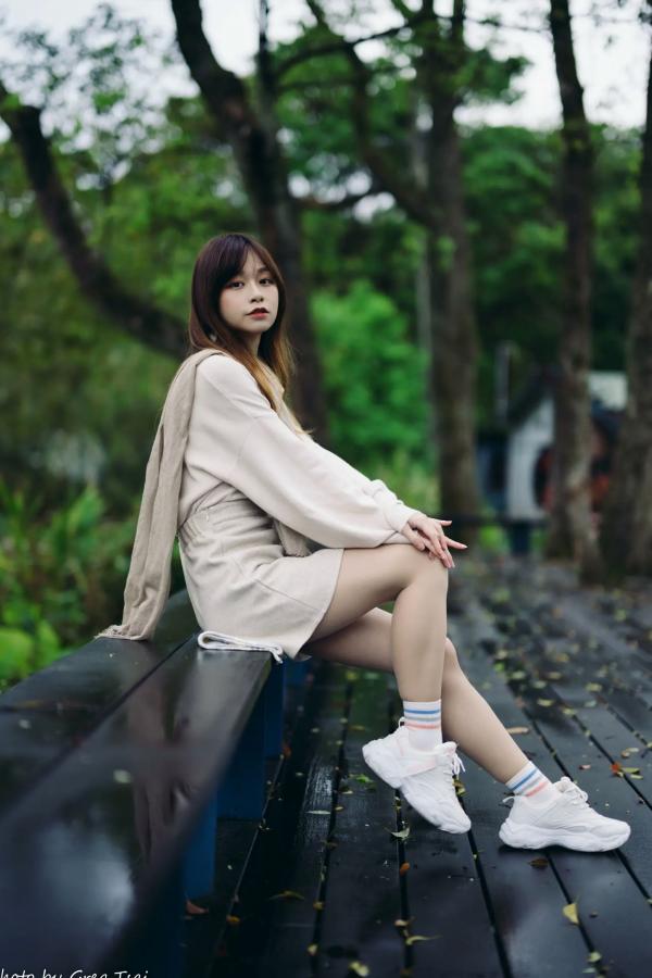    畊畊 - 茶厂复古唯美写实，清新气质女神户外治愈系人像摄影 [143P]第66张图片