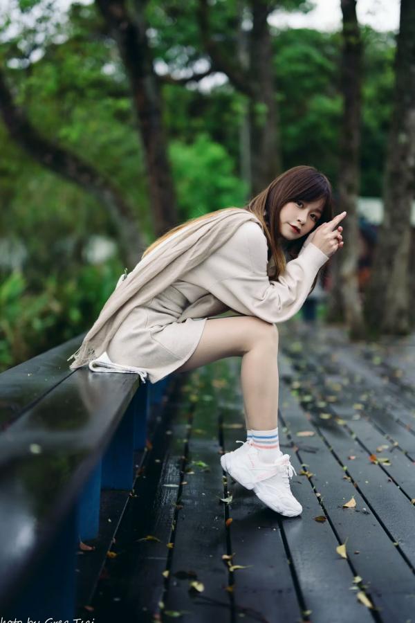    畊畊 - 茶厂复古唯美写实，清新气质女神户外治愈系人像摄影 [143P]第67张图片
