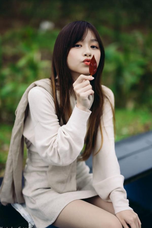    畊畊 - 茶厂复古唯美写实，清新气质女神户外治愈系人像摄影 [143P]第71张图片