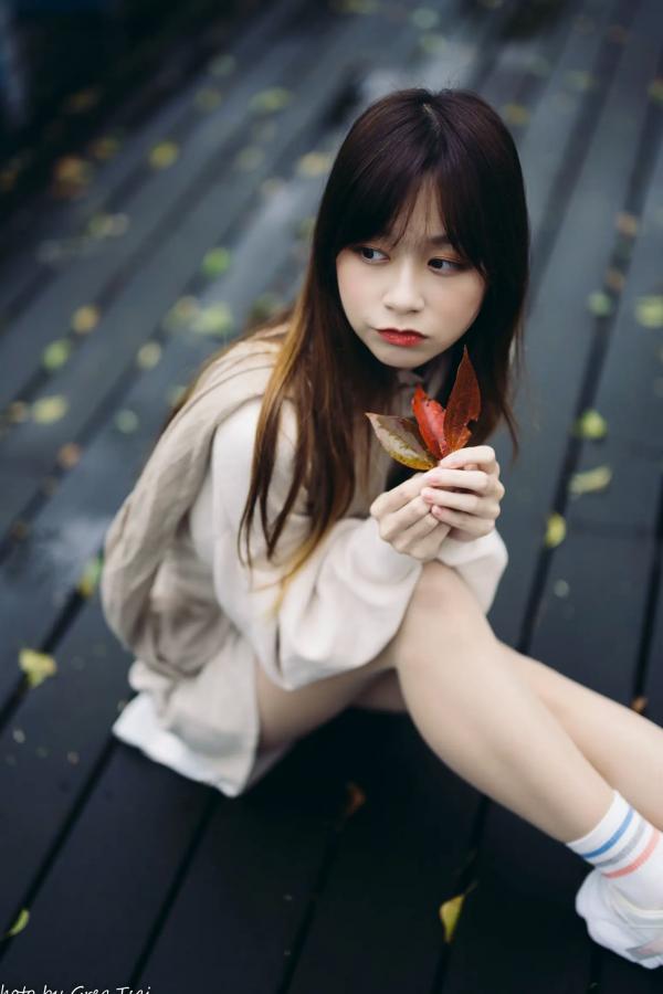    畊畊 - 茶厂复古唯美写实，清新气质女神户外治愈系人像摄影 [143P]第82张图片