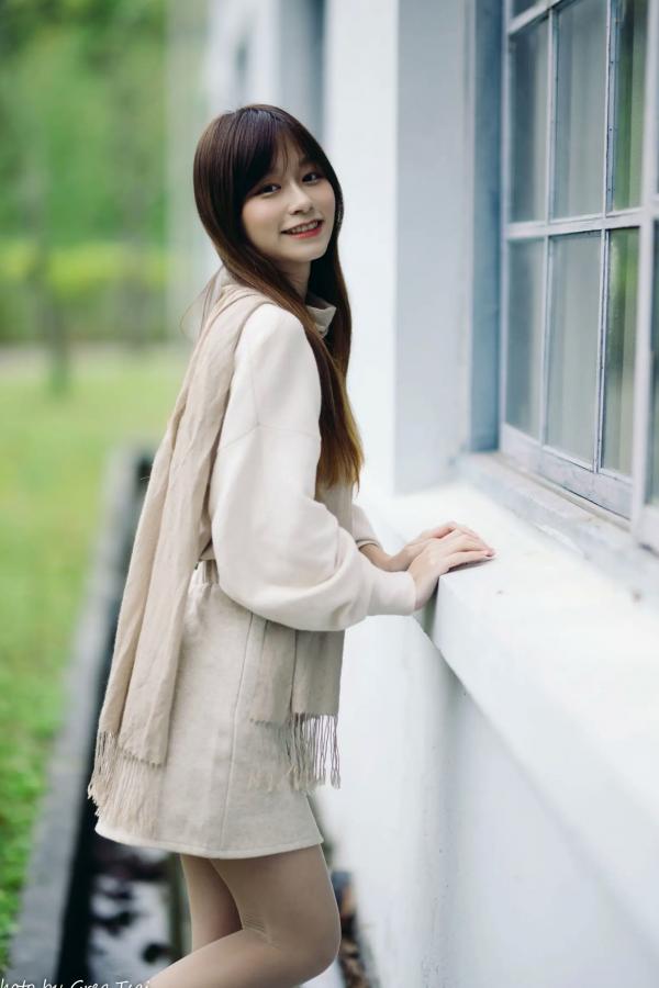    畊畊 - 茶厂复古唯美写实，清新气质女神户外治愈系人像摄影 [143P]第104张图片