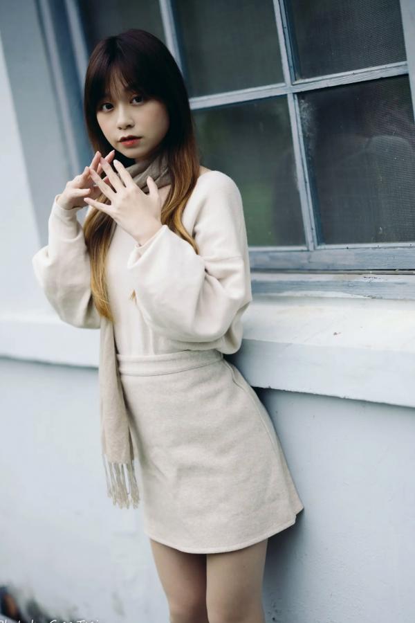    畊畊 - 茶厂复古唯美写实，清新气质女神户外治愈系人像摄影 [143P]第109张图片