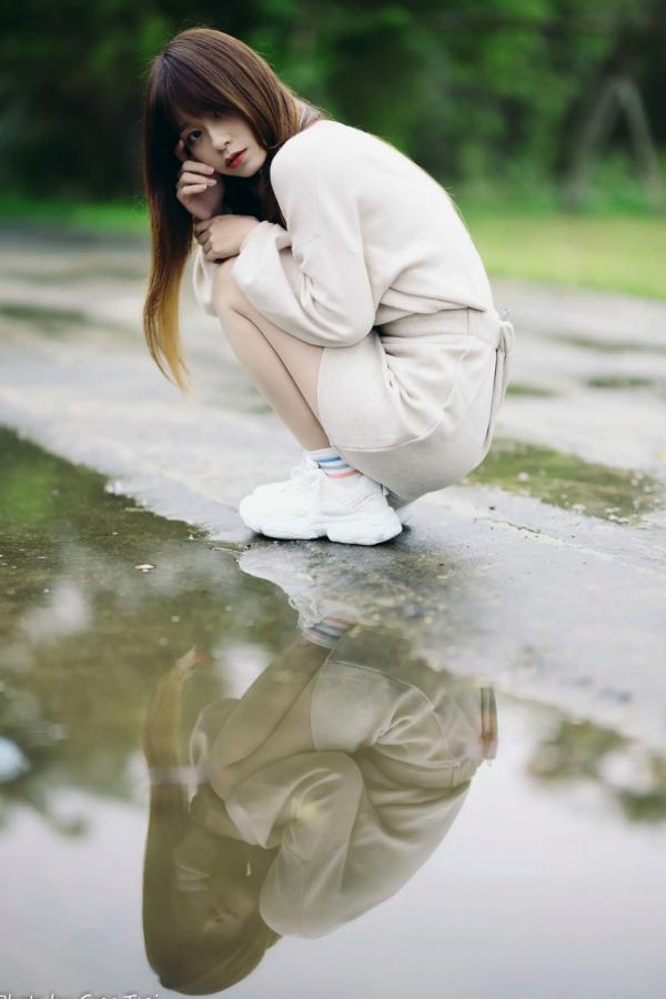    畊畊 - 茶厂复古唯美写实，清新气质女神户外治愈系人像摄影 [143P]第113张图片