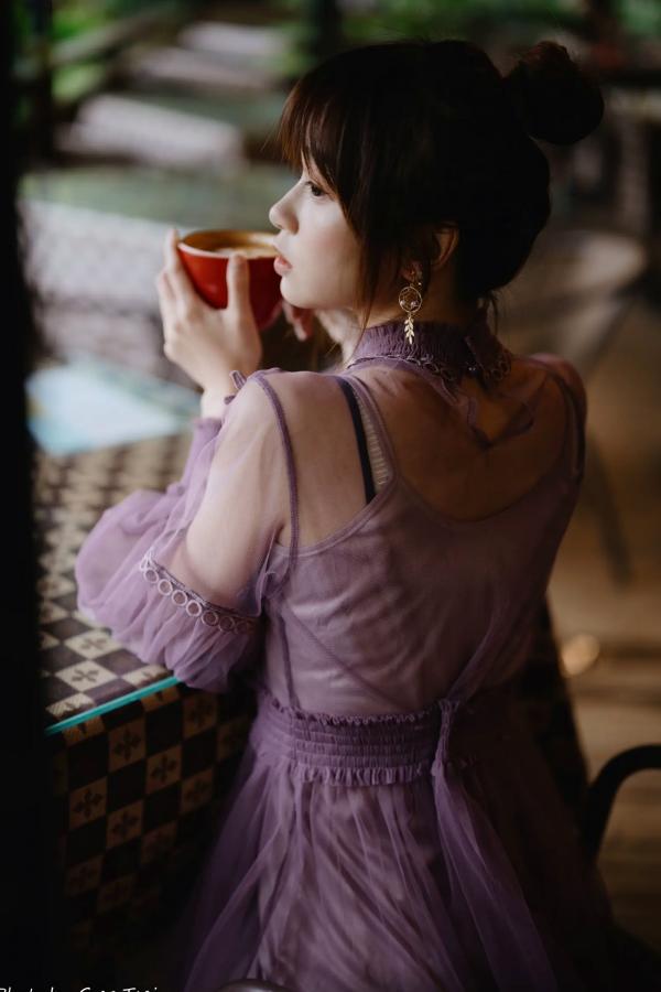    畊畊 - 花园清新私房写真，文艺森系户外人像，气质女神优雅穿搭 [142P]第5张图片