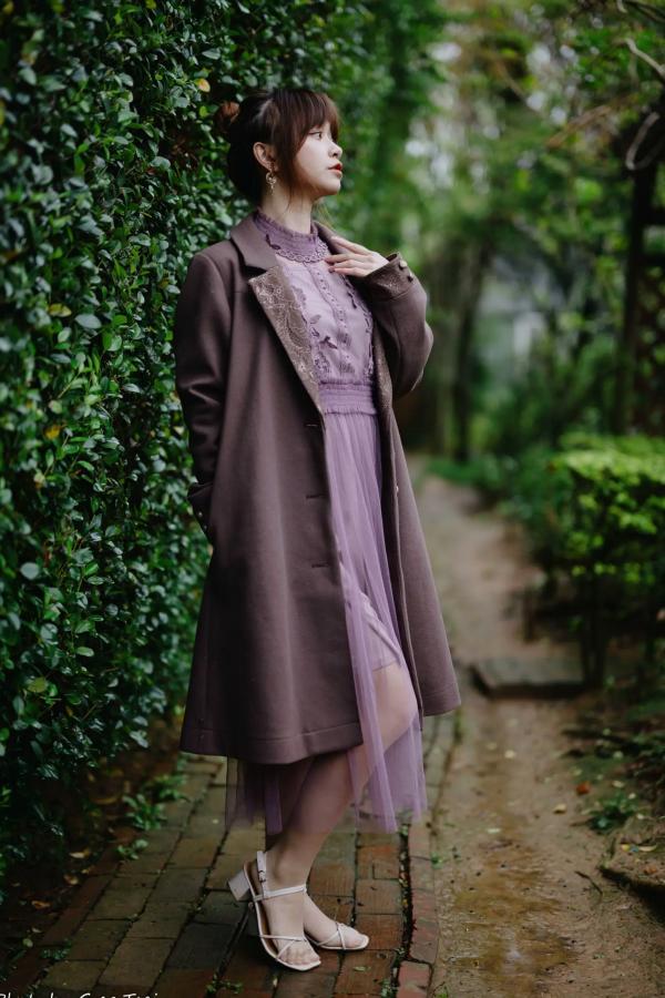    畊畊 - 花园清新私房写真，文艺森系户外人像，气质女神优雅穿搭 [142P]第9张图片