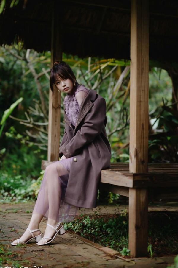    畊畊 - 花园清新私房写真，文艺森系户外人像，气质女神优雅穿搭 [142P]第40张图片