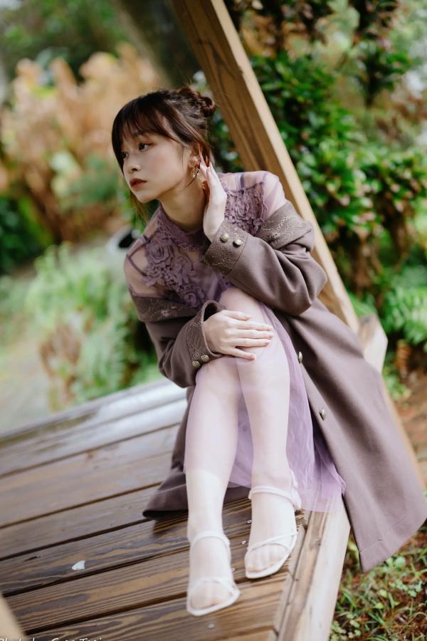    畊畊 - 花园清新私房写真，文艺森系户外人像，气质女神优雅穿搭 [142P]第48张图片