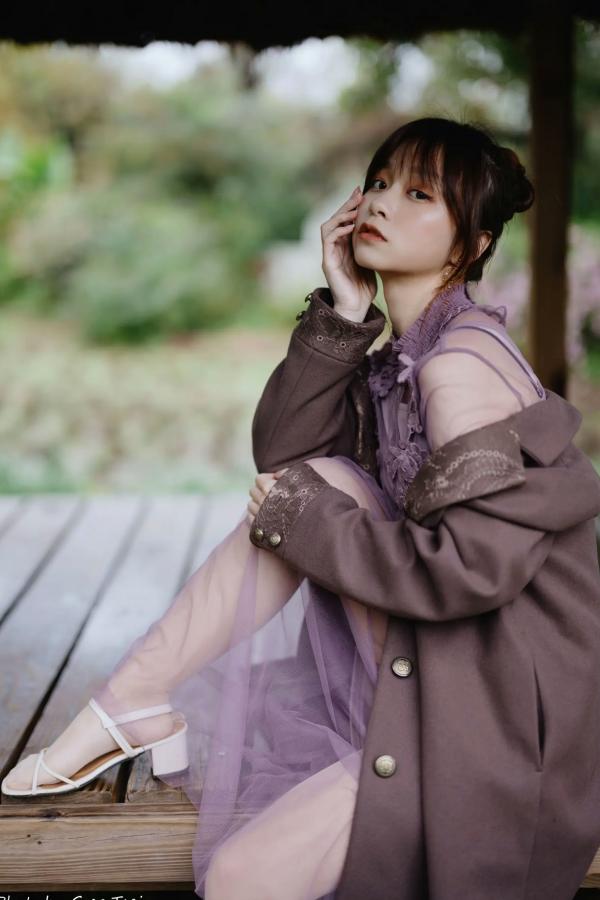    畊畊 - 花园清新私房写真，文艺森系户外人像，气质女神优雅穿搭 [142P]第54张图片