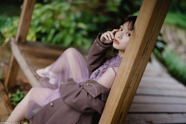    畊畊 - 花园清新私房写真，文艺森系户外人像，气质女神优雅穿搭 [142P]第56张图片