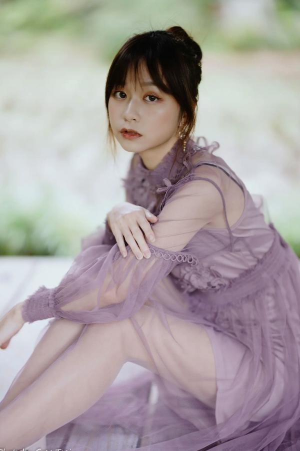    畊畊 - 花园清新私房写真，文艺森系户外人像，气质女神优雅穿搭 [142P]第68张图片