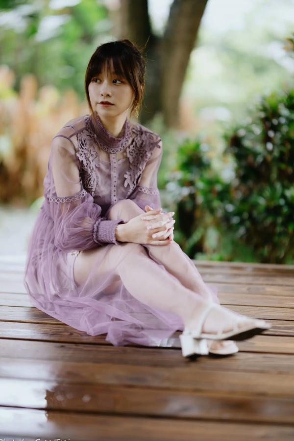    畊畊 - 花园清新私房写真，文艺森系户外人像，气质女神优雅穿搭 [142P]第73张图片