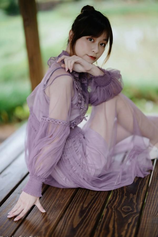    畊畊 - 花园清新私房写真，文艺森系户外人像，气质女神优雅穿搭 [142P]第77张图片
