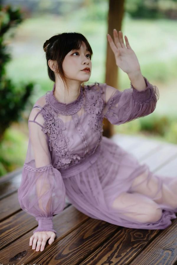   畊畊 - 花园清新私房写真，文艺森系户外人像，气质女神优雅穿搭 [142P]第79张图片