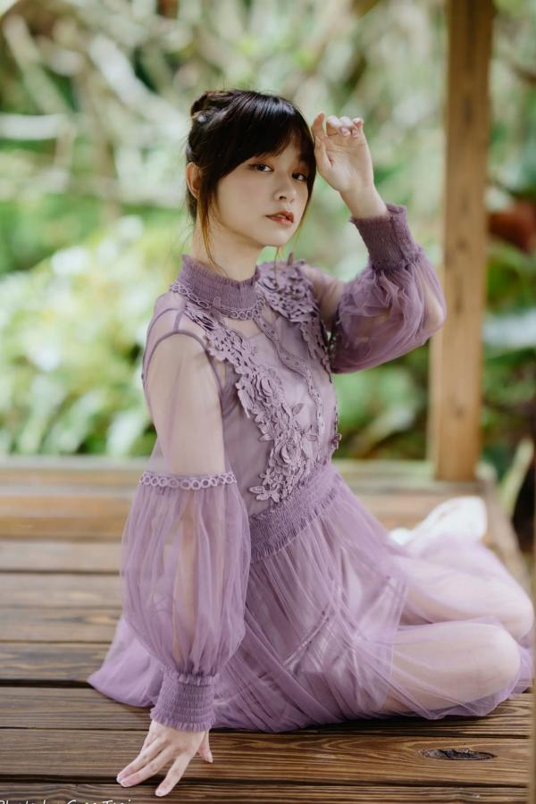    畊畊 - 花园清新私房写真，文艺森系户外人像，气质女神优雅穿搭 [142P]第85张图片