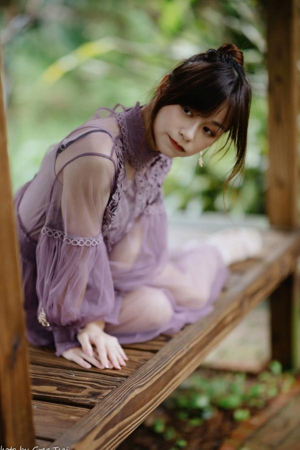    畊畊 - 花园清新私房写真，文艺森系户外人像，气质女神优雅穿搭 [142P]第87张图片