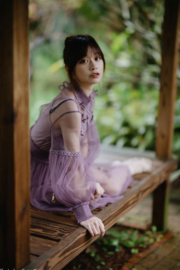    畊畊 - 花园清新私房写真，文艺森系户外人像，气质女神优雅穿搭 [142P]第89张图片