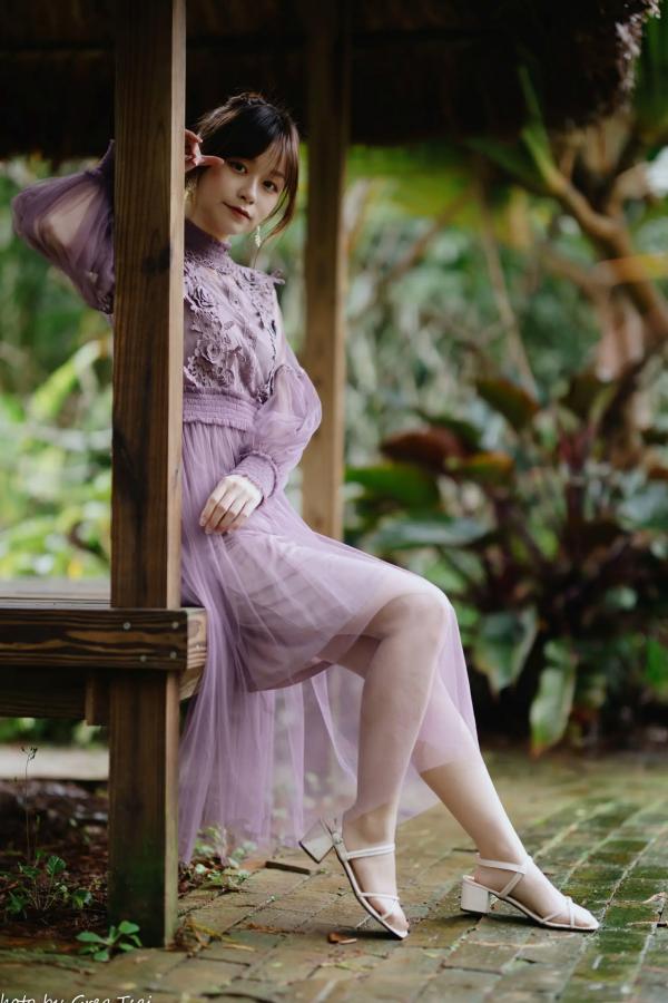    畊畊 - 花园清新私房写真，文艺森系户外人像，气质女神优雅穿搭 [142P]第90张图片