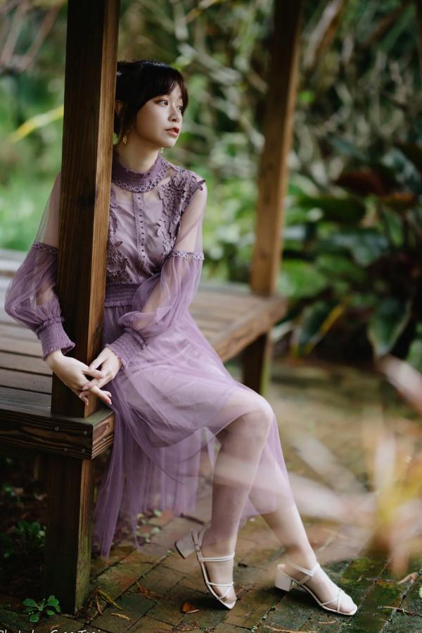   畊畊 - 花园清新私房写真，文艺森系户外人像，气质女神优雅穿搭 [142P]第91张图片