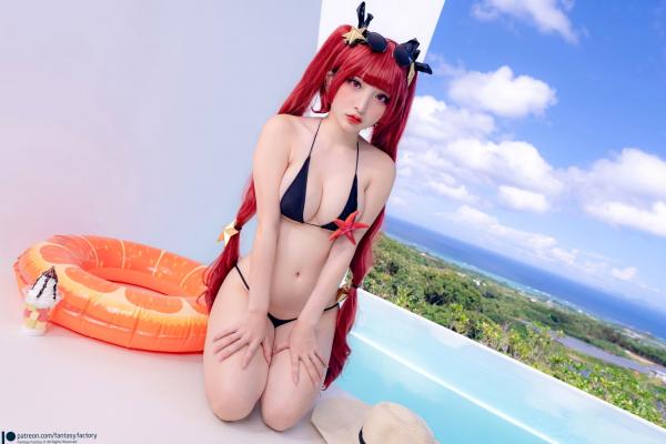    Fantasy-Factory-小丁Ding-碧蓝航线-檀香山-比基尼-Honolulu-Bikini-Azur-Lane-第4张图片
