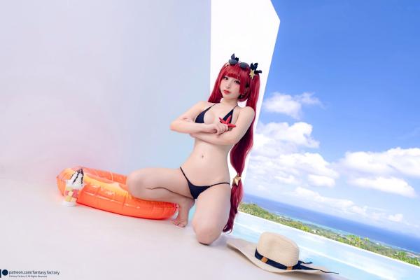    Fantasy-Factory-小丁Ding-碧蓝航线-檀香山-比基尼-Honolulu-Bikini-Azur-Lane-第5张图片