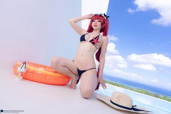    Fantasy-Factory-小丁Ding-碧蓝航线-檀香山-比基尼-Honolulu-Bikini-Azur-Lane-第6张图片