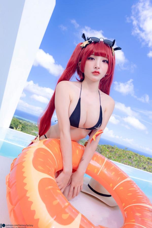    Fantasy-Factory-小丁Ding-碧蓝航线-檀香山-比基尼-Honolulu-Bikini-Azur-Lane-第9张图片