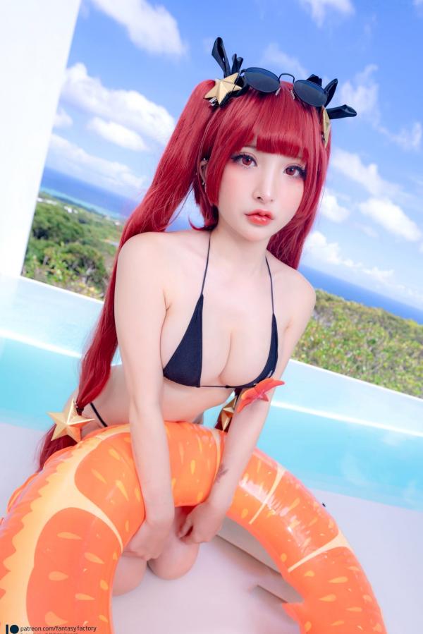    Fantasy-Factory-小丁Ding-碧蓝航线-檀香山-比基尼-Honolulu-Bikini-Azur-Lane-第10张图片