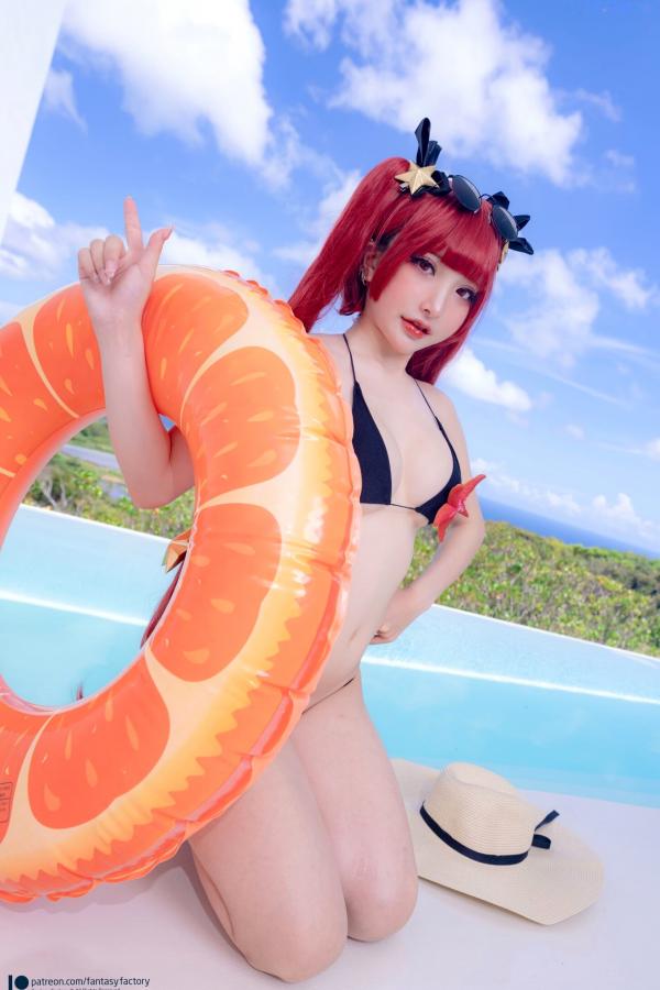    Fantasy-Factory-小丁Ding-碧蓝航线-檀香山-比基尼-Honolulu-Bikini-Azur-Lane-第12张图片