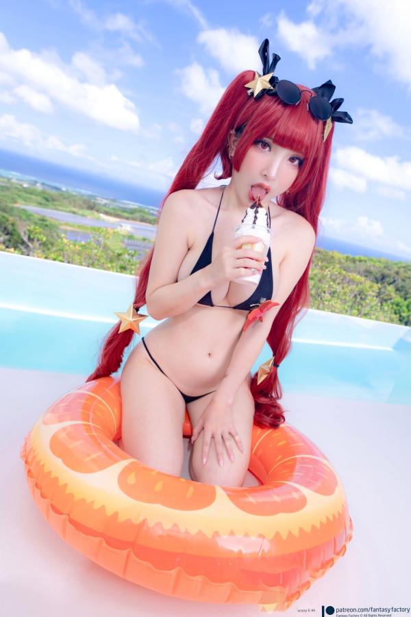    Fantasy-Factory-小丁Ding-碧蓝航线-檀香山-比基尼-Honolulu-Bikini-Azur-Lane-第14张图片