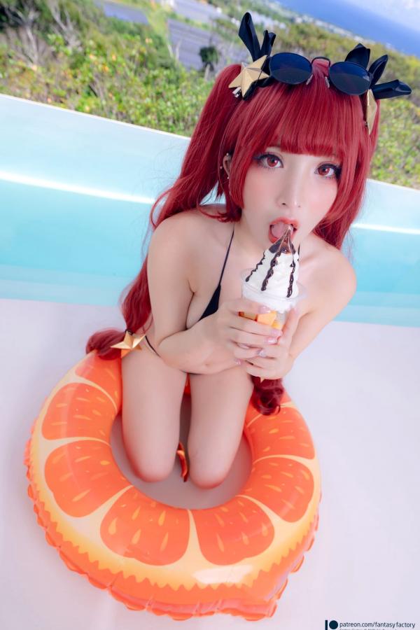    Fantasy-Factory-小丁Ding-碧蓝航线-檀香山-比基尼-Honolulu-Bikini-Azur-Lane-第15张图片