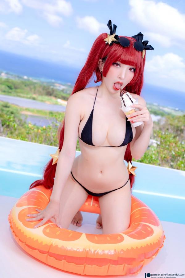    Fantasy-Factory-小丁Ding-碧蓝航线-檀香山-比基尼-Honolulu-Bikini-Azur-Lane-第16张图片
