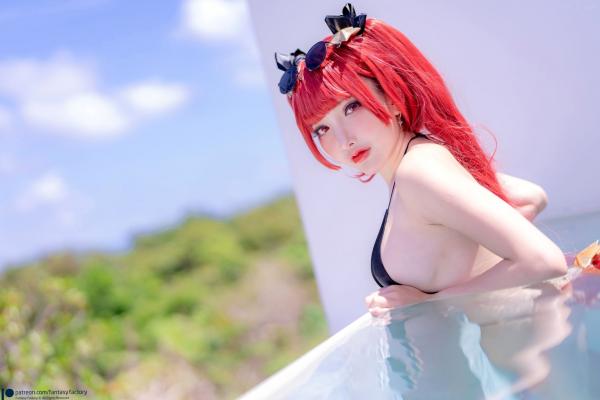    Fantasy-Factory-小丁Ding-碧蓝航线-檀香山-比基尼-Honolulu-Bikini-Azur-Lane-第24张图片