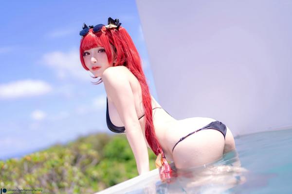    Fantasy-Factory-小丁Ding-碧蓝航线-檀香山-比基尼-Honolulu-Bikini-Azur-Lane-第25张图片