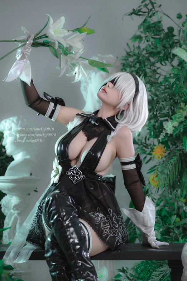    Umeko J - 尼尔2B性感私房角色扮演 (2B Dress) [107P]第2张图片